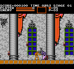 Akumajou Dracula (Japan) In game screenshot